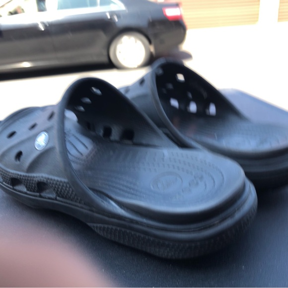 Crocs 12173 made tough last long Unisex's Gray  Rubber Sandals SizeM7,L9 - Picture 7 of 10
